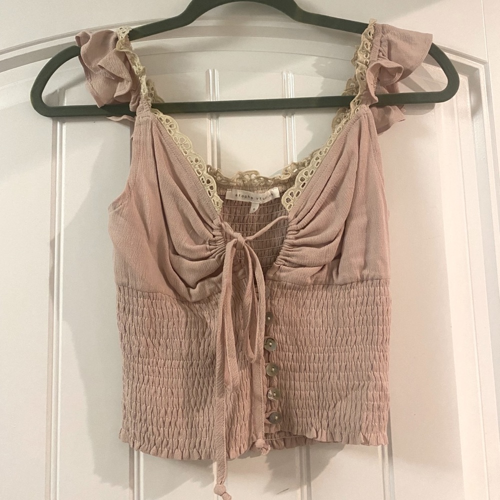 Étophe Studios Dusty Pink Tank Top